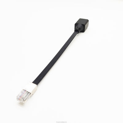 Cable Ethernet de réseau plat CAT6 pour la maison Rj45 homme à femme