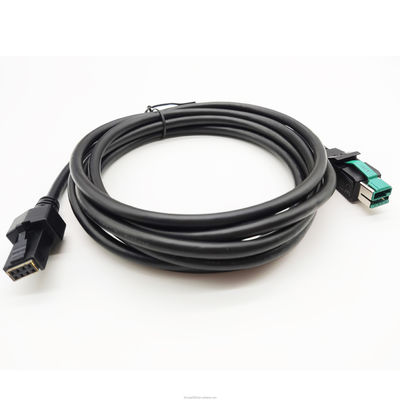 12V 24V câble d'imprimante USB alimenté 12V à 2X48P 1M-5M UL20276