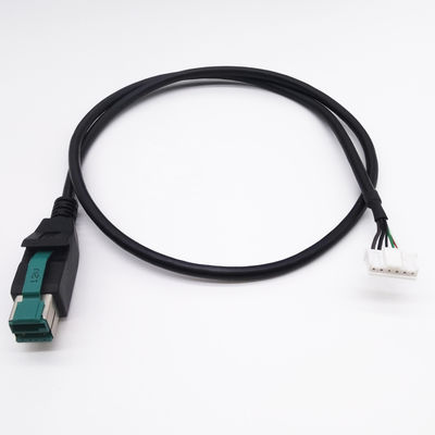 Imprimante d'équipement de point de vente 12V 24V alimentée par connecteur USB mâle JST