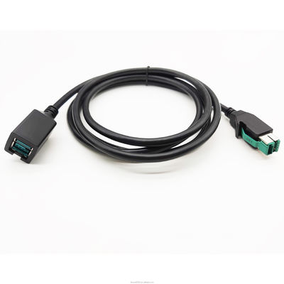 Logo personnalisé 24V câble USB alimenté 12V câble d'extension mâle à femelle