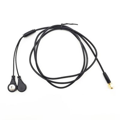 30 cm ECG câbles médicaux 2 plomb 4,0 mm électrode coupes à RP SMA Femme angle droit