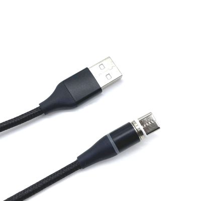 3 en 1 câble USB magnétique avec connecteur USB 2.0 et gilet en PVC flexible personnalisé