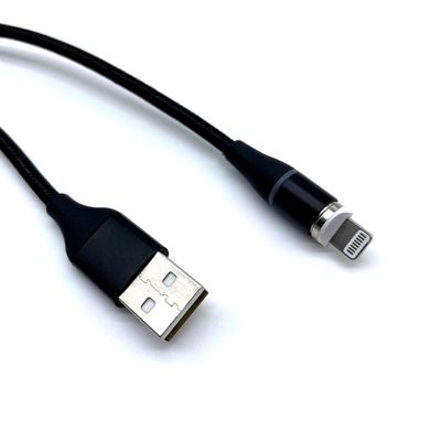 Chargement rapide câble USB magnétique 3 en 1 avec bouclier à tresses et gilet TPE